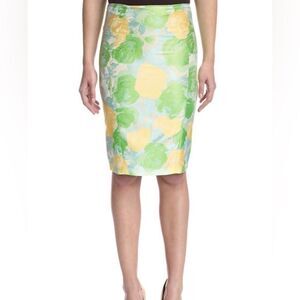 NEW ELIE TAHARI FLORAL PENELOPE PENCIL SKIRT Size 4